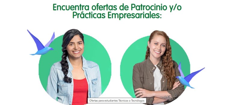 Encuentra ofertas de Patrocinio y/o Prácticas Empresariales