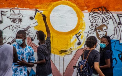 Un mural  por la convivencia en Quibdó